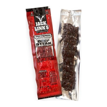 Green Rabbit Holdings Jack Link's Peppered Beef Steak, 1 oz, 12 Count 27800008